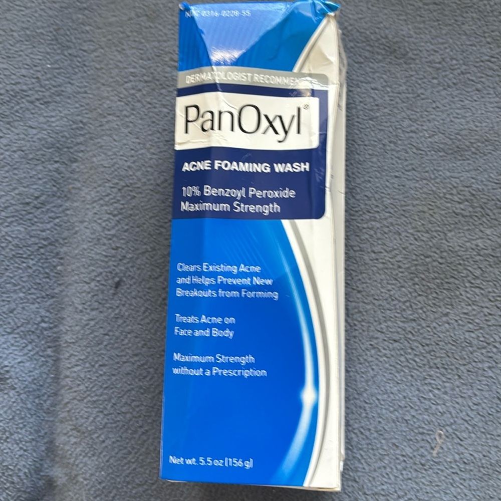 Panoxyl -acne face wash —